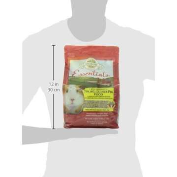 Oxbow Essentials Young Guinea Pig Food - All Natural Guinea Pig Pellets - 5 lb.