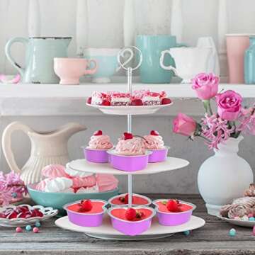 Heart Cake Pans - Set of 50 for Every Occasion