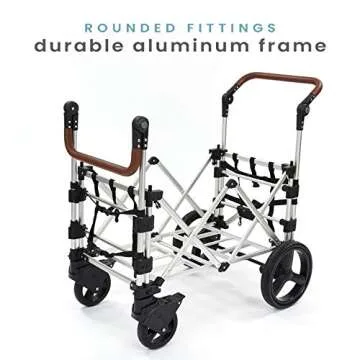 Keenz 7S - Ultimate Adventure Stroller Wagon - 2 Passenger, Dark Grey/Black