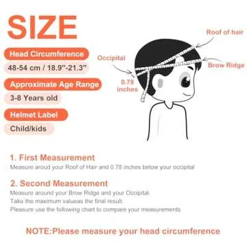 Kids Adjustable Helmet for Safety Ages 3-8 Multi-Sport