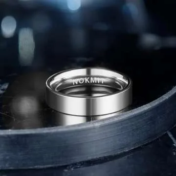 NOKMIT 5mm Wedding Band Rings - Stylish & Durable