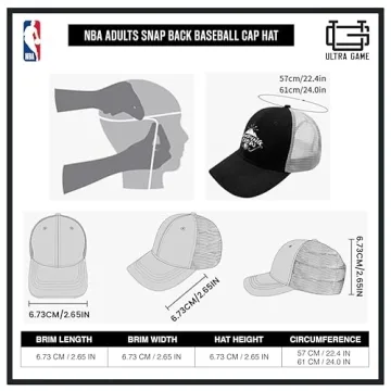Ultra Game NBA Apparel Cap - Fan Favorite Baseball Hat