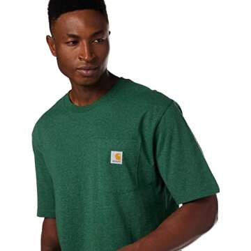 Carhartt Men's Loose Fit Heavyweight Short-Sleeve Pocket T-Shirt