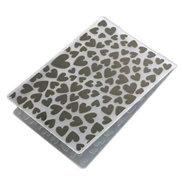 Embossing Folders,4 Assorted Patterns Embossing Folder Plastic Templates Molds Tools for DIY Craft Scrapbooking Photo Album Card Decoration Christmas Gift Style A