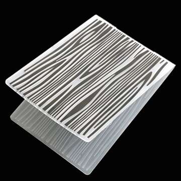 Embossing Folders,4 Assorted Patterns Embossing Folder Plastic Templates Molds Tools for DIY Craft Scrapbooking Photo Album Card Decoration Christmas Gift Style A