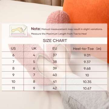 Ultraideas Women's Memory Foam House Slippers Red