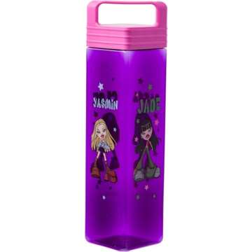 Silver Buffalo Bratz Doll Star Plastic Water Bottle - 25 Ounces, Fun & Durable