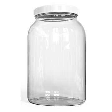 Kombucha Brewing & Storage Glass Jars - 4 Pack