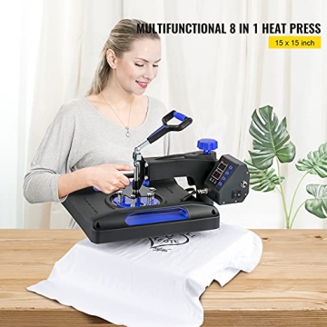 VEVOR Professional Heat Press Machine 8 in 1