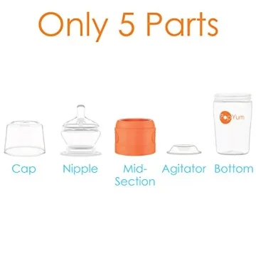 PopYum Bottles - Effortless Baby Feeding Solution 3-Pack