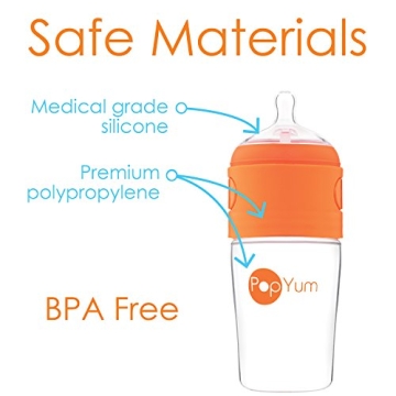 PopYum Bottles - Effortless Baby Feeding Solution 3-Pack