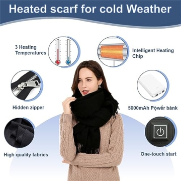 Shop the YISHIQI Heated Neck Scarf - Cozy & Functional