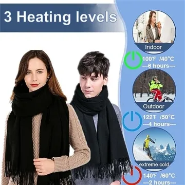 Shop the YISHIQI Heated Neck Scarf - Cozy & Functional