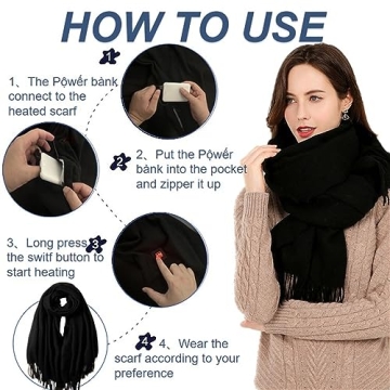 Shop the YISHIQI Heated Neck Scarf - Cozy & Functional