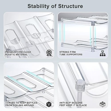 Stackable Water Bottle Organizer for Storage