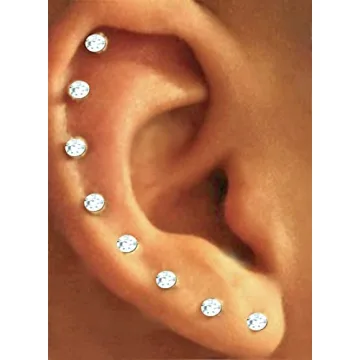 Hypoallergenic Plastic Stud Earrings for Sensitive Ears