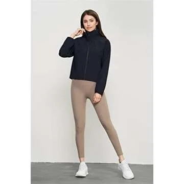 Altiland Women's UPF 50+ Sun Protection Outdoor Workout Running Jackets Zip Up Lightweight Cooling S...
