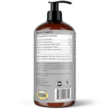 WONDER PAWS Premium Liquid Glucosamine for Dogs Strength Joint Support, Flexibility, Cartilage & Mob...