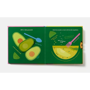 Interactive Taco Recipe Book for Kids Ages 2-6
