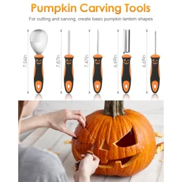 Luditek Pumpkin Carving Kit for Halloween Fun