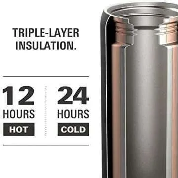 Vacuum Insulated Water Bottle with Bluetooth Speaker