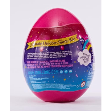 Unicorn Egg Slime Kit for Girls - Craft Magical Slime Fun
