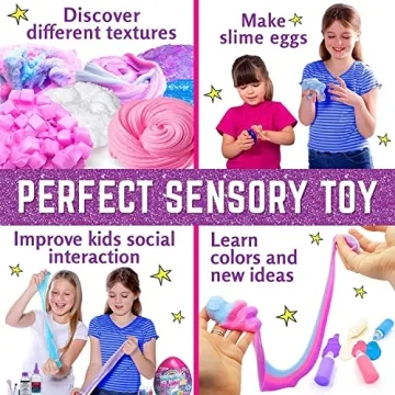 Unicorn Egg Slime Kit for Girls - Craft Magical Slime Fun