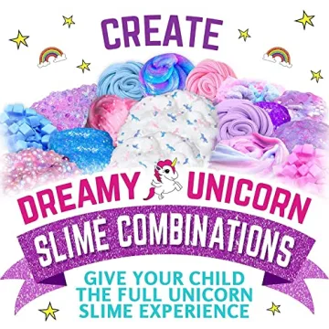 Unicorn Egg Slime Kit for Girls - Craft Magical Slime Fun