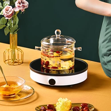 Durable Glass Saucepan 2.0L For Quick Healthy Meals