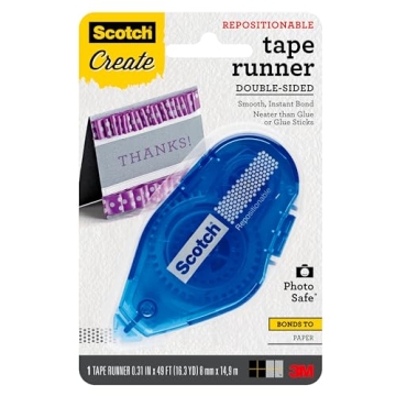 Scotch Tape Runner for Easy Adhesive Crafting Solutions