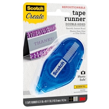 Scotch Tape Runner for Easy Adhesive Crafting Solutions