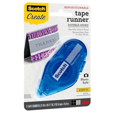 Scotch Tape Runner for Easy Adhesive Crafting Solutions
