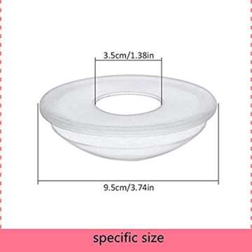 Breast Shells, Milk Saver, Nursing Cups, Nursing Moms to Ease Nipple Pain, BPA-Free and Reusable, Collect Breast Milk Leak (2 Pack)