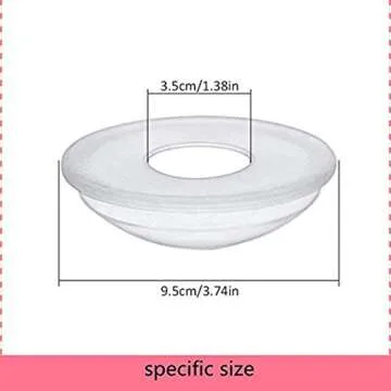 Breast Shells, Milk Saver, Nursing Cups, Nursing Moms to Ease Nipple Pain, BPA-Free and Reusable, Collect Breast Milk Leak (2 Pack)