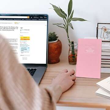 The Gratitude Journal for More Happiness, Optimism, Affirmation & Reflection - An Effective Manifestation Guide Journal, Undated Daily Journal for Women & Men （Pink）