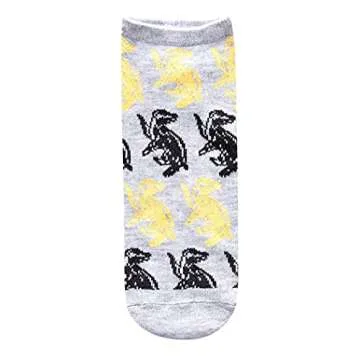 Harry Potter Hufflepuff Ankle Socks - 5 Pack for Women