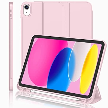 Stylish iMieet iPad 10th Gen Case with Pencil Holder