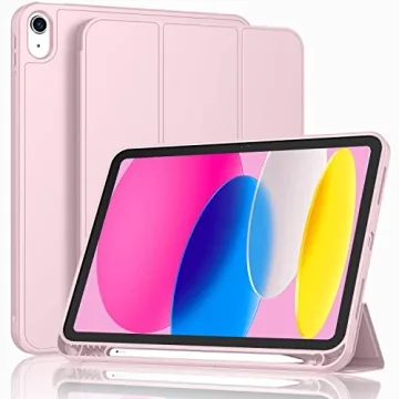 Stylish iMieet iPad 10th Gen Case with Pencil Holder