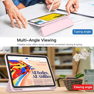 Stylish iMieet iPad 10th Gen Case with Pencil Holder