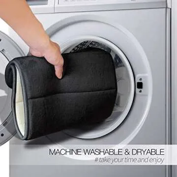 Betus Luxury Memory Foam Bath Mat - Water Absorbent, Super Cozy and Non-Slip Backing - Luxurious Velvet Comfort Bathroom Rug - 17"x24" (Black)