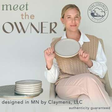 Mora Ceramic Plates Set - Durable & Elegant For All Meals