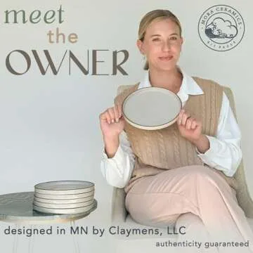 Mora Ceramic Plates Set - Durable & Elegant For All Meals