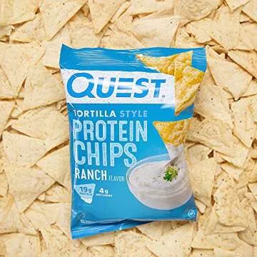 Quest Tortilla Style Protein Chips Ranch (8 Bags)