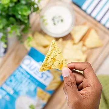 Quest Tortilla Style Protein Chips Ranch (8 Bags)