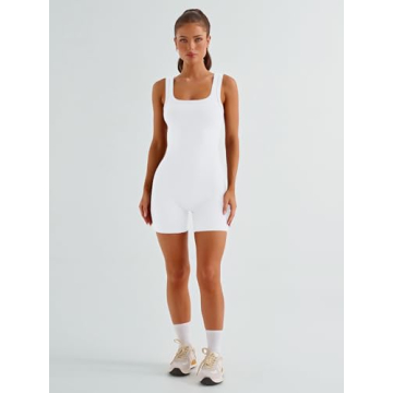 AUTOMET Women's Sexy Bodysuit Stylish Summer Jumpsuit