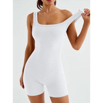 AUTOMET Women's Sexy Bodysuit Stylish Summer Jumpsuit