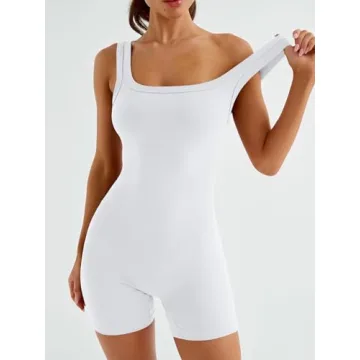 AUTOMET Women's Sexy Bodysuit Stylish Summer Jumpsuit