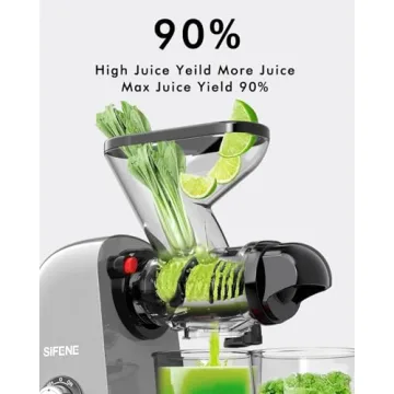 SiFENE Cold Press Juicer - Easy, Nutritious Juicing