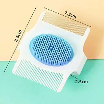 Cradle Cap Brush and Comb Set – Safe & Gentle Baby Scalp Care Tool