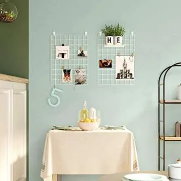 SONGMICS Wall Grid Photo Display Set for Creative Decor
